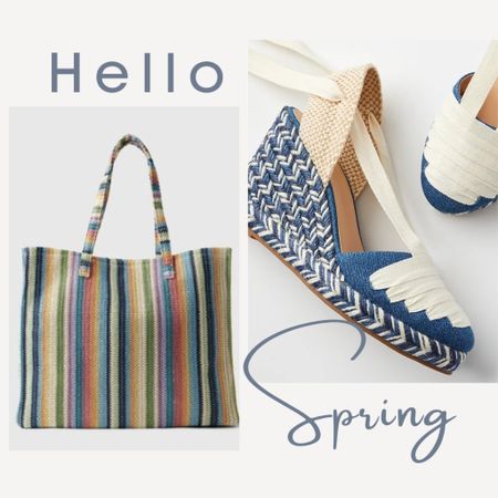 Nothing says “hello spring” like a straw tote and Classic espadrilles!! (Grab these before they sell out!) 

#spring #springbag #springshoes #springaccessories #esapdrilles 

#LTKfindsunder50 #LTKstyletip #LTKSeasonal