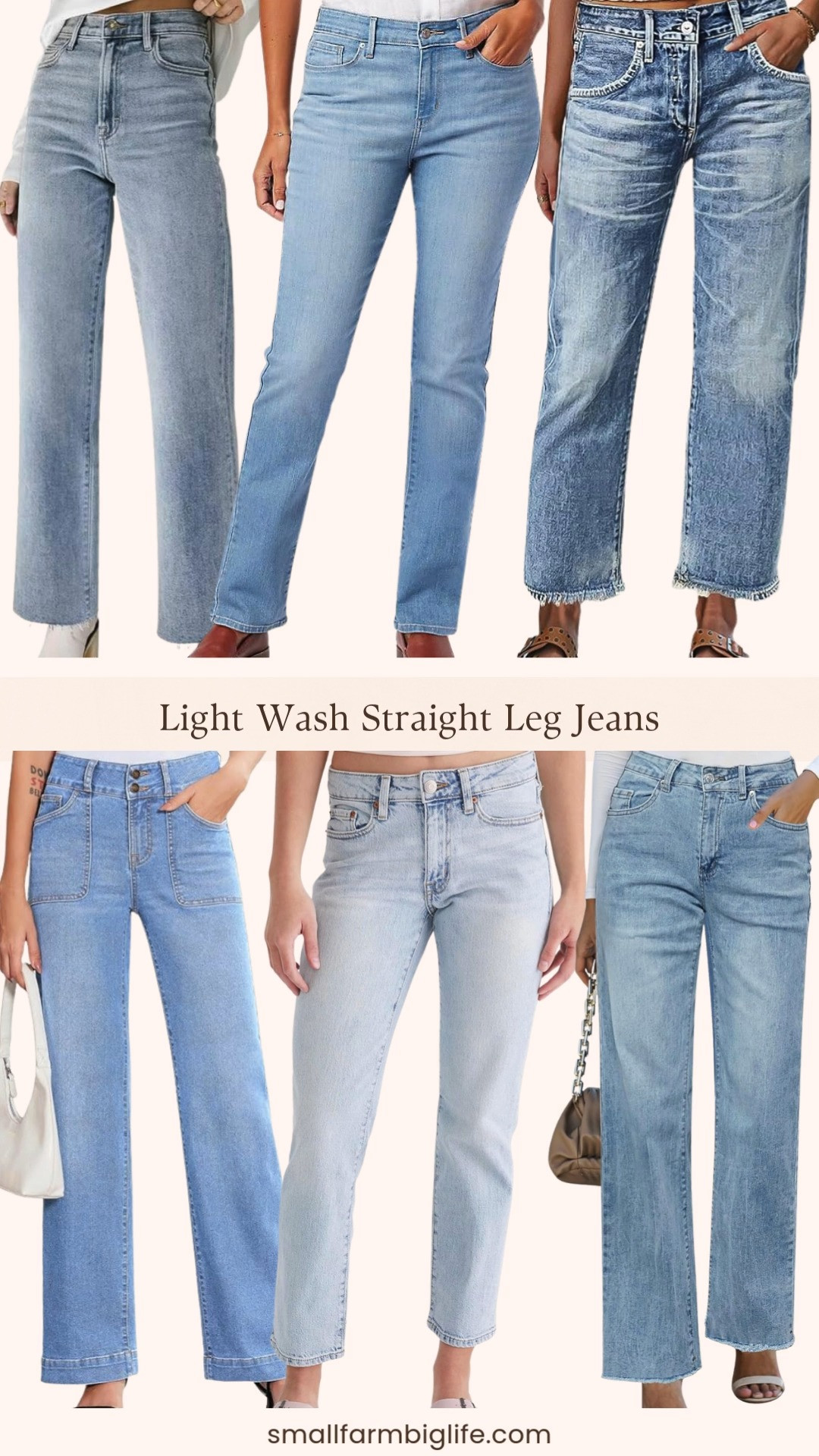 Light wash straight leg jeans are the ultimate everyday staple 🤍👖

From cropped raw hems to high waisted stretchy styles and classic mid rise ankle fits, these Amazon straight leg jeans are flattering, comfortable, and easy to style. Pair them with tees, blouses, or lightweight sweaters for effortless spring and summer outfits ✨ 

 #LTKgrwm #LTKootd #LTKOver40