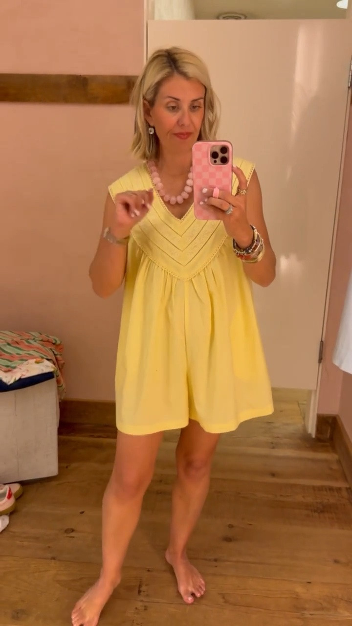 The surprise yes of the entire try on! The most adorable romper..'m going to style this with a heel or a sneaker for different looks. I'm in xs.

Use my code CATHERINE20 for 20% off Orders of $100+ at Anthropologie

*Use my code Catherine 20 on A+B
*Use my code Mixandmatchmadness on Loopy

#LTKSeasonal #LTKOver40 #LTKdayinmylife