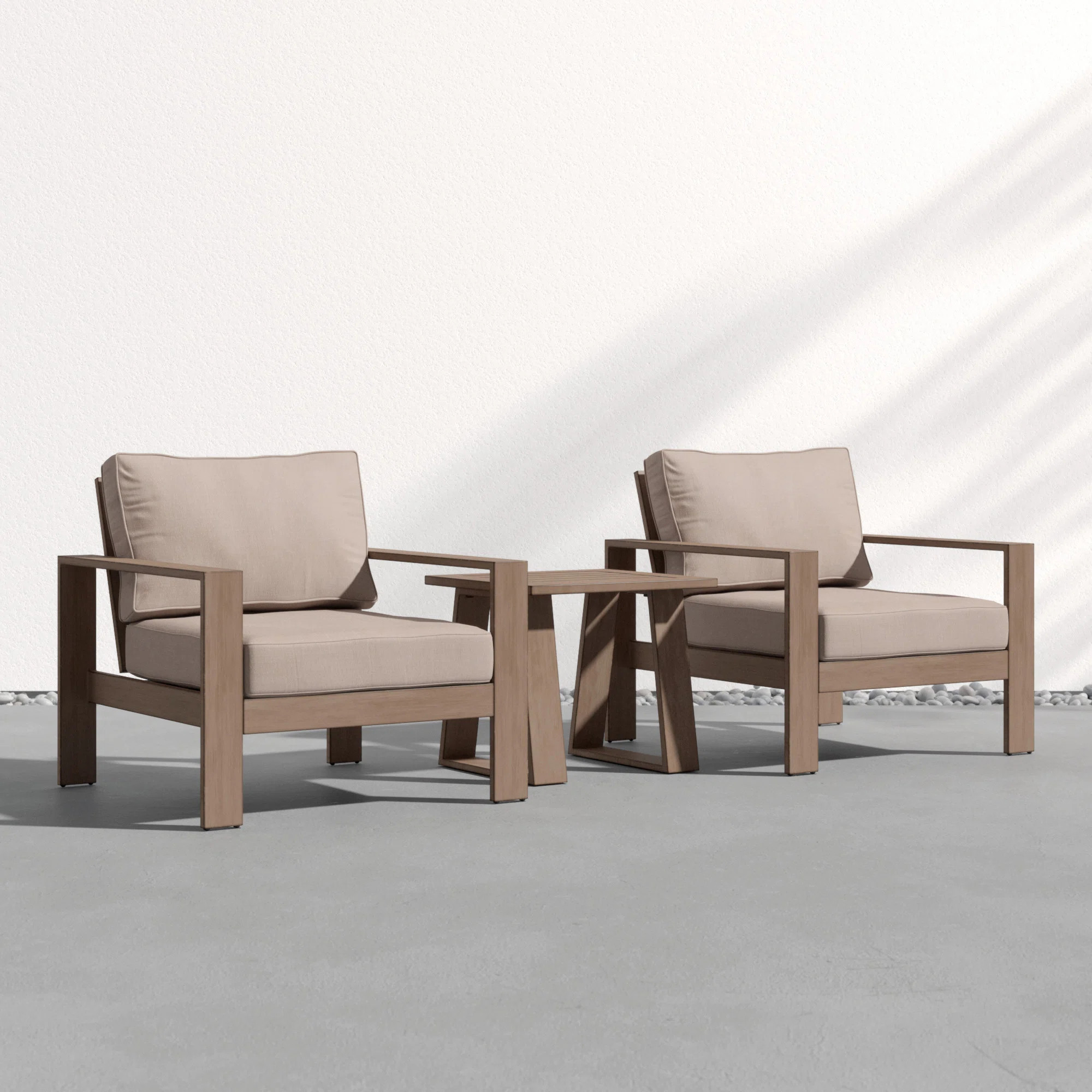 Gelston Metal 2 - Person Seating Group with Cushions | Wayfair North America