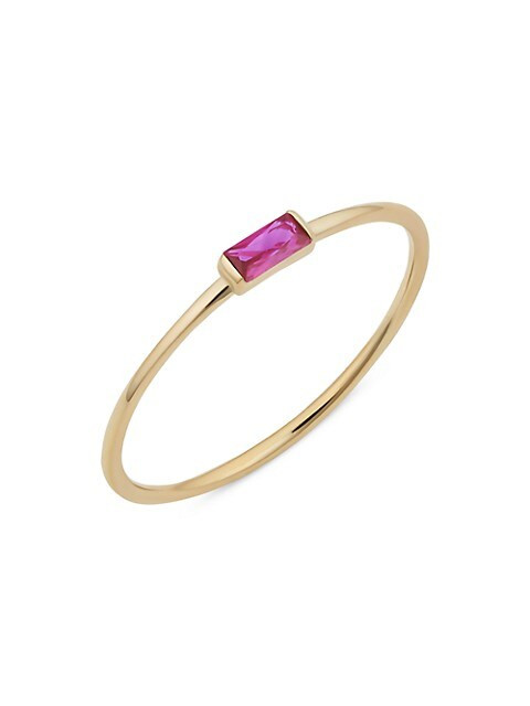 14K Yellow Solid Gold Fresco Baguette Ring | Saks Fifth Avenue