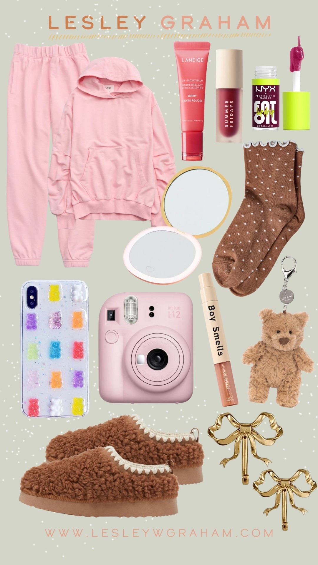 Teen Girl Gift Guide!! Matching sets cute polka dot socks lip oils pocket mirror phone case fun perfume bow hooks jellycat cozy slippers

#LTKHoliday #LTKGiftGuide #LTKKids