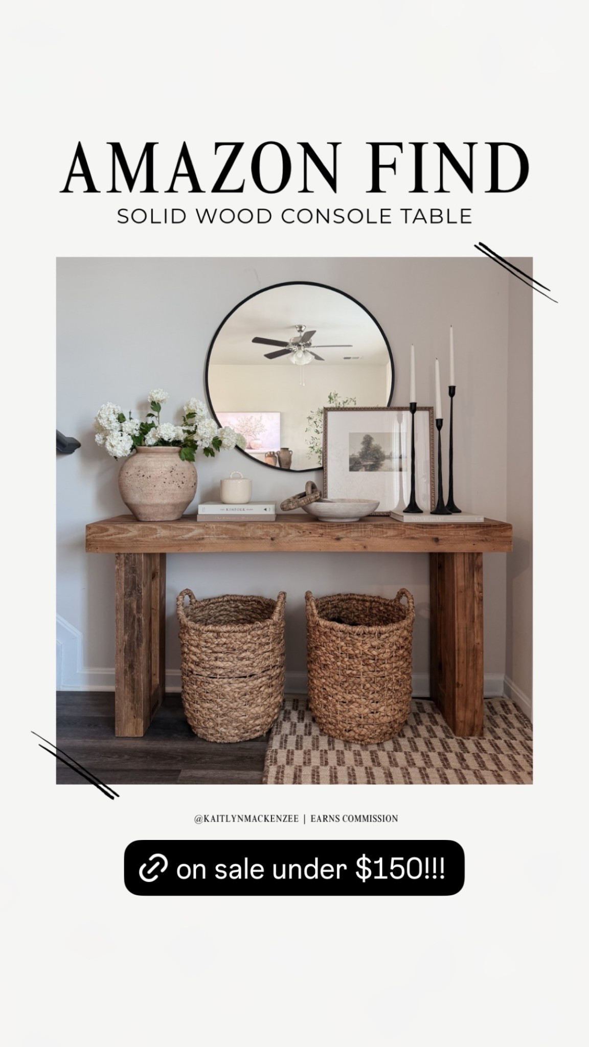 My solid wood console stable is currently on sale and under $150!! 

Entryway, small entry, console table styling, home decor, spring decor, spring stems 

#LTKSeasonal #LTKHome #LTKSaleAlert