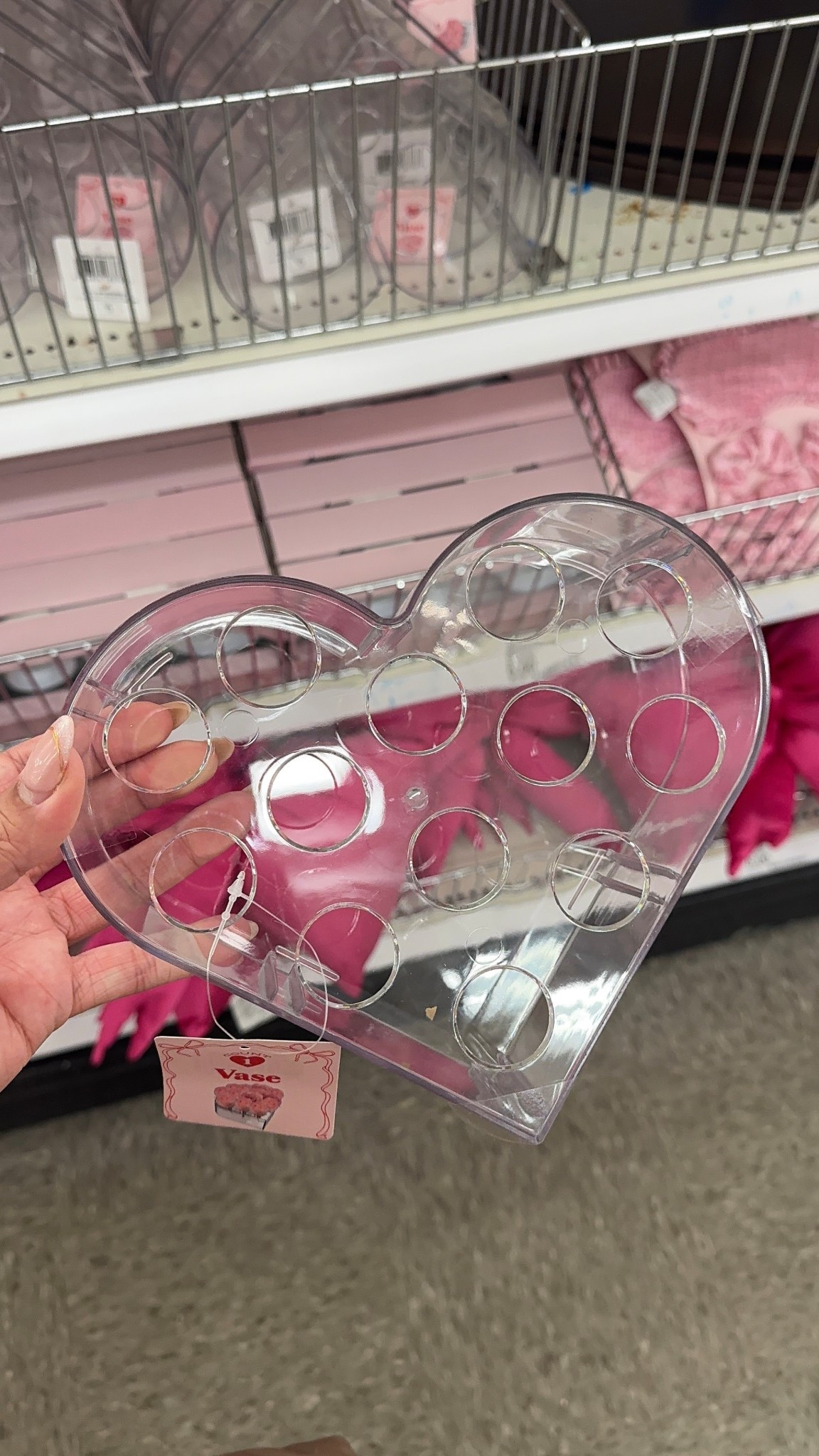 Viral $5 heart shaped vase from target dollar section is back! 

#LTKSeasonal #LTKValentine #LTKHome