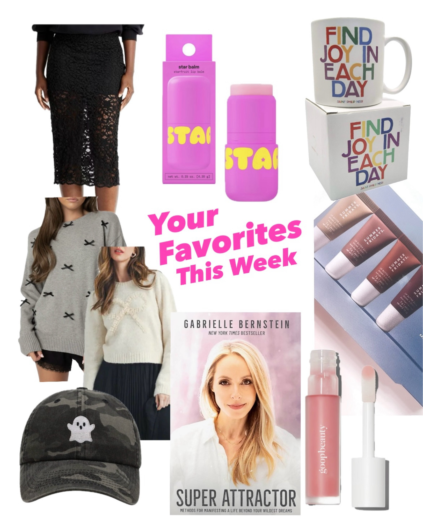 This Week’s Top Faves 💫
… your most commented on, asked about and ordered of my shares & recs this past week!
