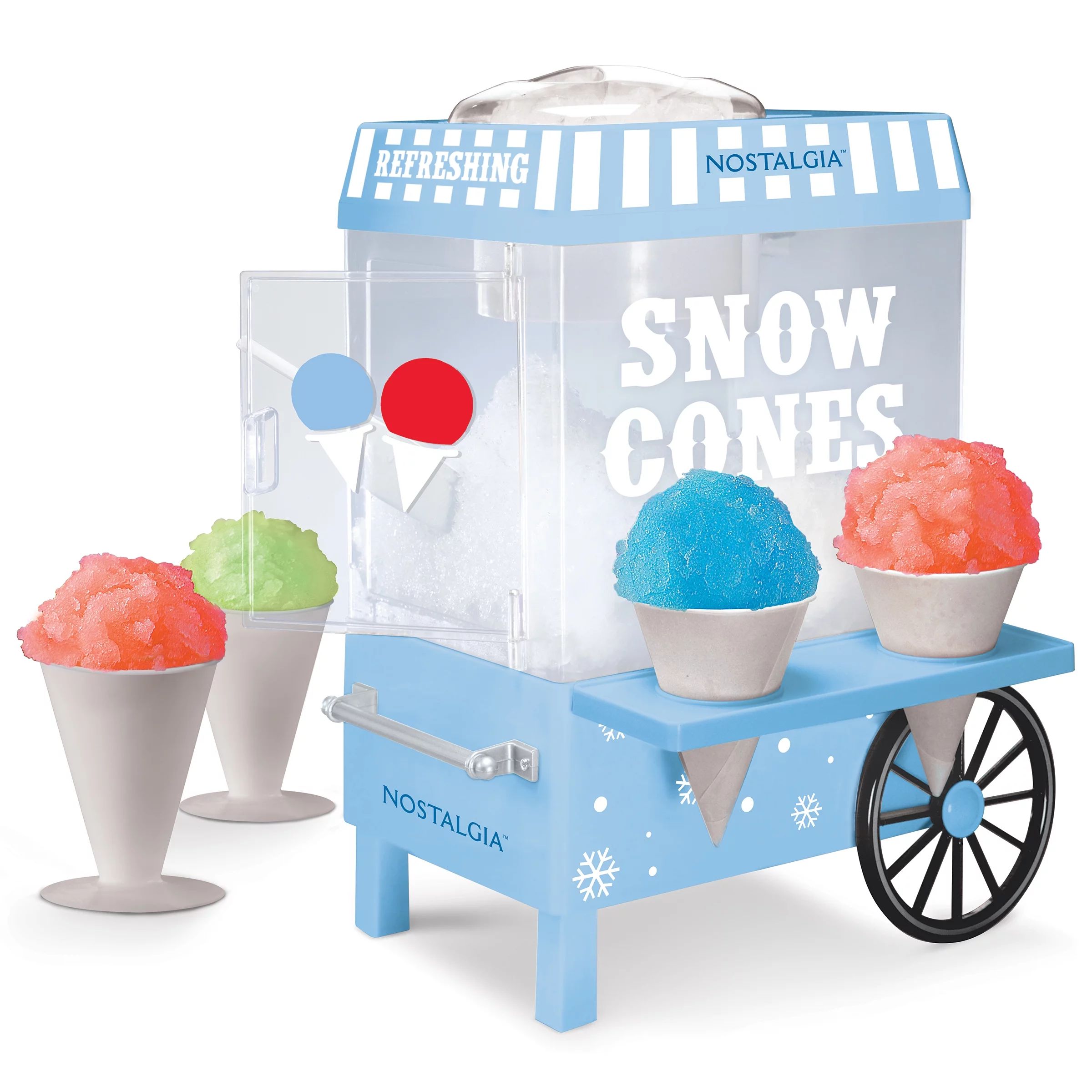 Nostalgia NSCM525BL Snow Cone Maker Blue | Walmart (US)