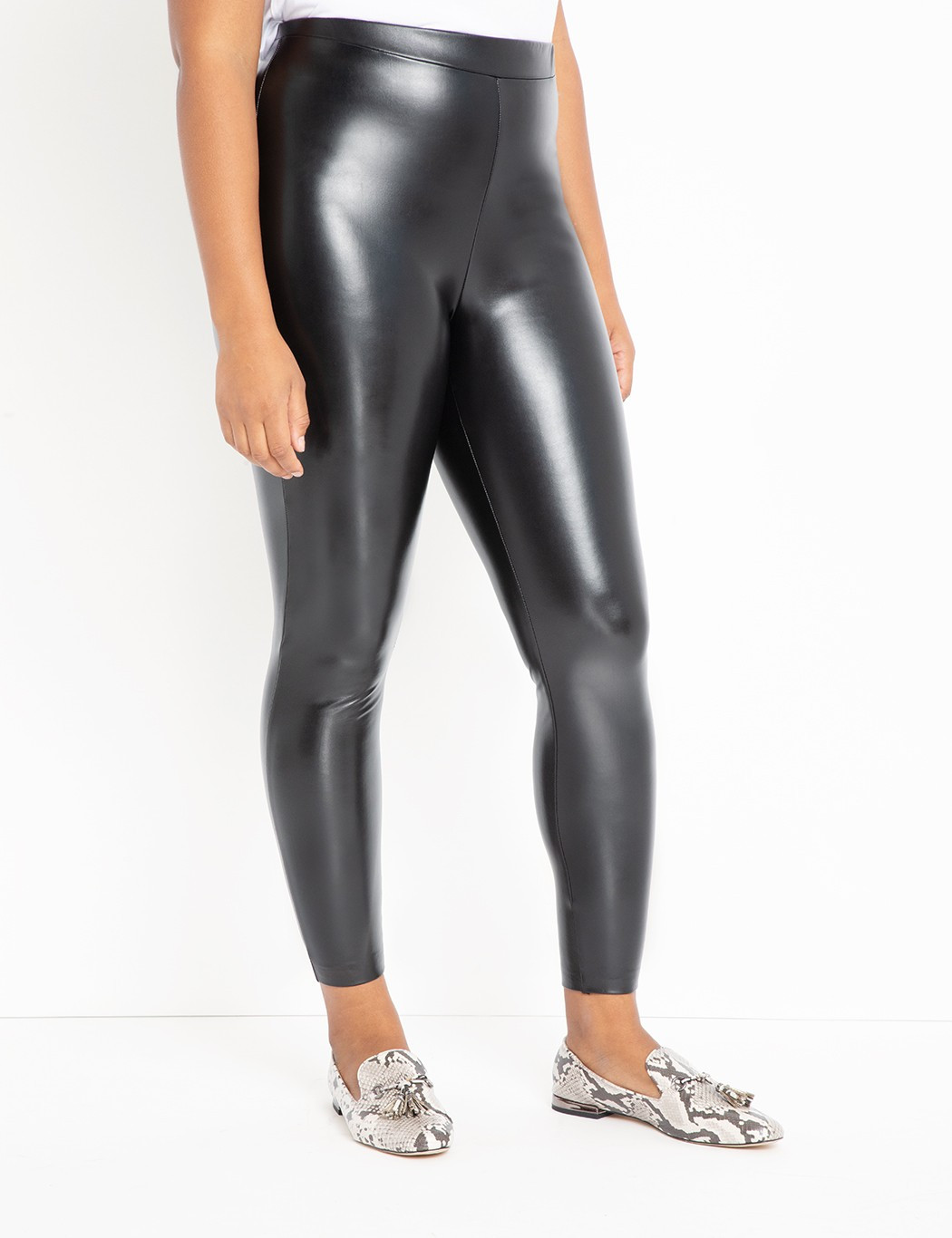 Faux Leather Leggings | Eloquii