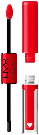 Shine Loud, Long-Lasting Liquid Lipstick with Clear Lip Gloss - Rebel In Red (Warm Red) | Amazon (US)