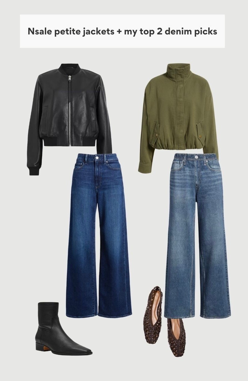 I wear 24 petite in Paige. XXs in rag bone sweatpant “jeans” shrink length in dryer. Size 0 in allsaints jacket, 5.5 in Steve Madden boots, and Margaux flats have been on my wishlist 

Nordstorm anniversary sale

#LTKPetite #LTKSaleAlert