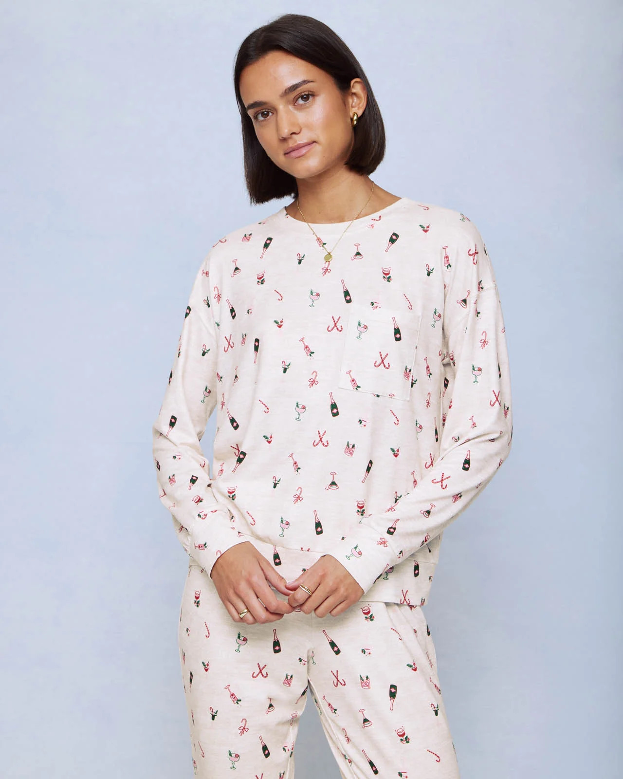 Christmas Cocktail Marna Pillowsoft PJ Set | Splendid