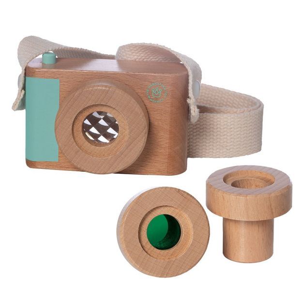 The Manhattan Toy Company Camp Acorn - Wood Camera | Target