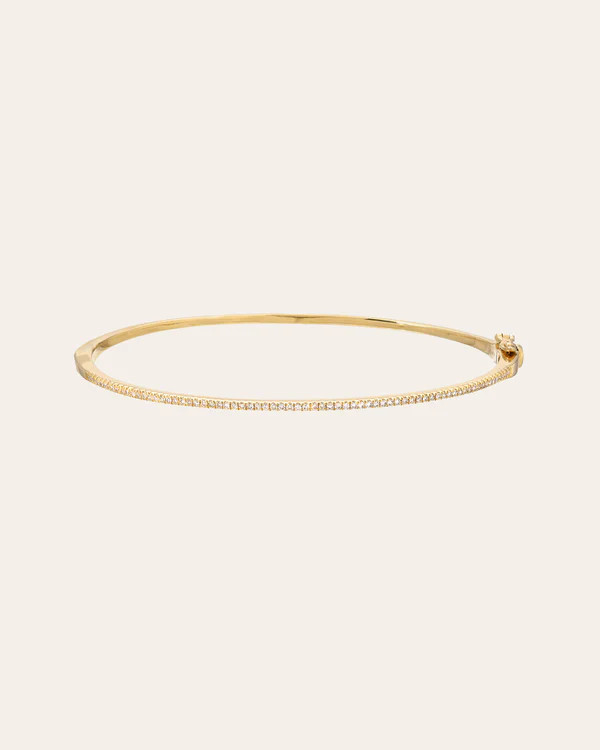 Diamond Bangle | Zoe Lev Jewelry
