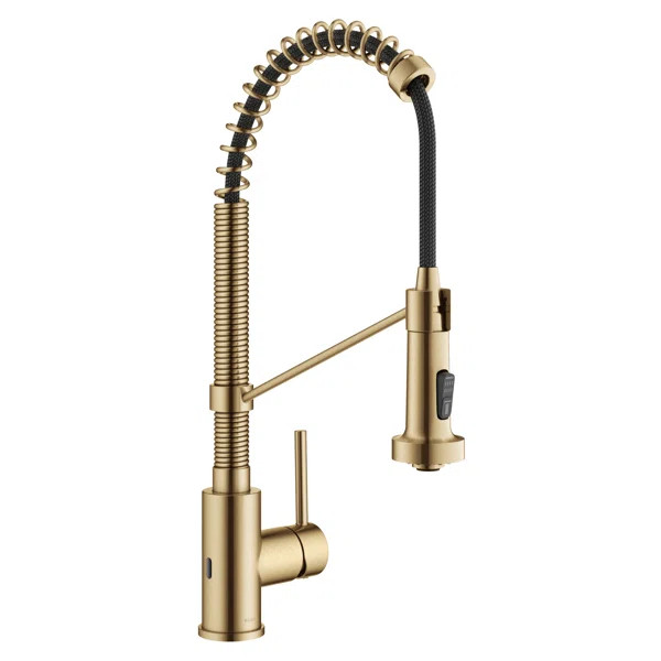 Kraus Bolden Touchless Sensor Commercial Style 2-Function Single Handle Pull-Down Kitchen Faucet | Wayfair North America
