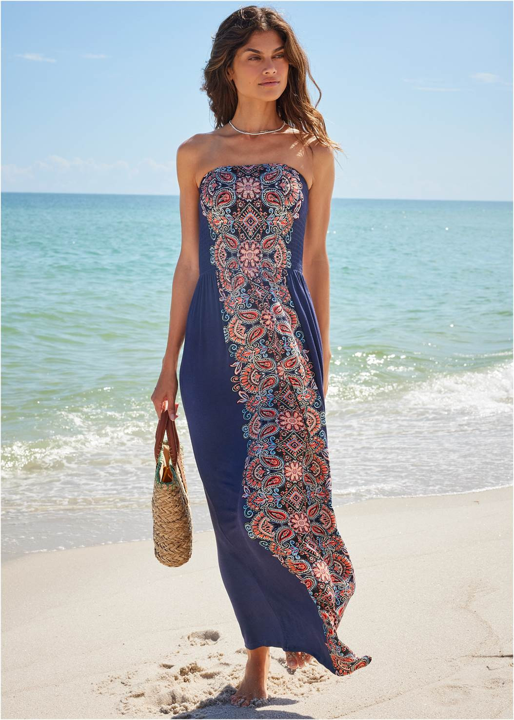 Bandeau Maxi Cover-Up Dress | VENUS