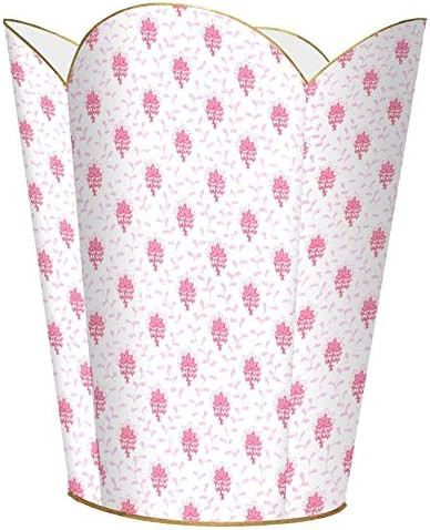 Amazon.com: Marye-Kelley WB535-Pink Provencial Print Wastepaper Basket : Home & Kitchen | Amazon (US)