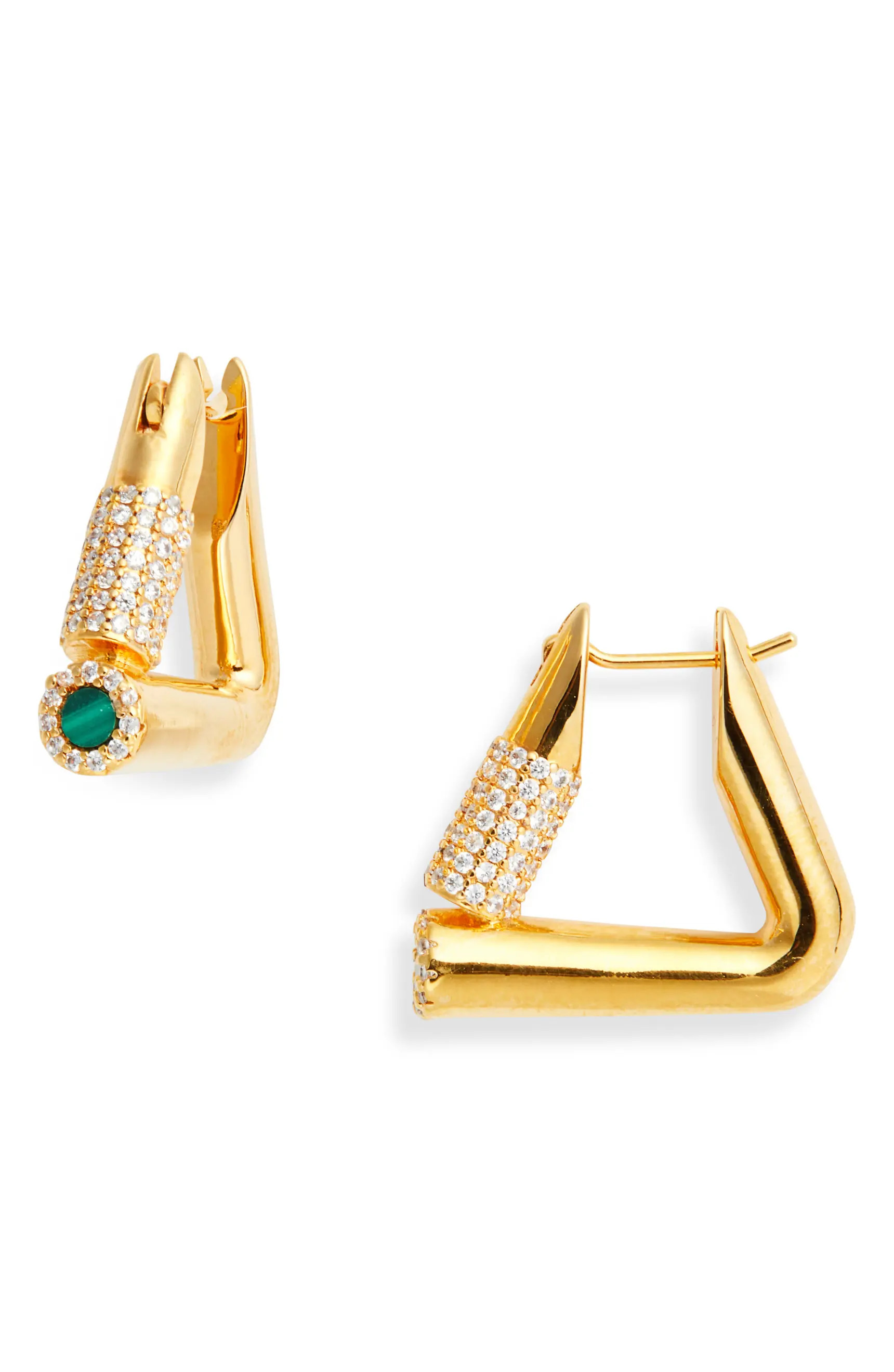 Swing Triangle Hoop Earrings | Nordstrom