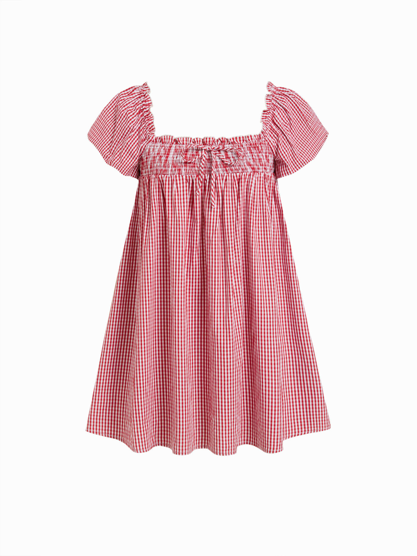 Cotton-blend Square Neck Gingham Maxi Dress $42.90Flash ShippingRecycled | Cider