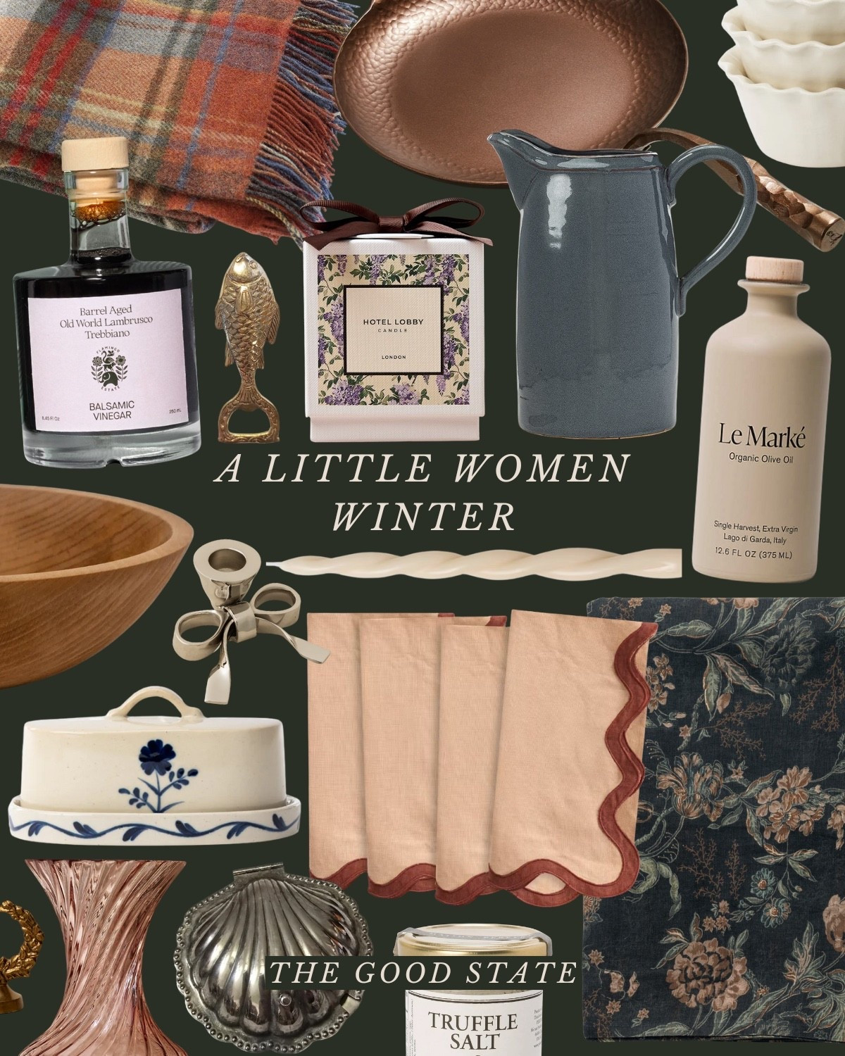 This collection is for the ladies who romanticize life. For those who have always admired the sisterhood of Meg, Jo, Beth, and Amy March. This is for those who dreamed of a Little Women winter: cedar and dried orange garlands strung through the house, tapered candles flickering in every room, quilts folded at the foot of the bed, pretty wool mittens, and of course all the floral and gingham patterns spread across the home and worn out and about. This is for the ones who shop with sustainability in mind. For those who are on the hunt for heritage pieces that are made to last and meant to be passed down one day. This is for the homemakers and dream chasers. The gardeners, artists and bakers. For the ones who find joy in setting the table for loved ones—complete with lace tablecloths, lots of candlesticks and maybe…just maybe the extravagant spread Mr. Laurence surprised the March family with on Christmas morning. This is for the ladies who love a cozy, slow morning at home sipping on coffee while looking out the window to watch the snow fall. For the girlies who love baking in the middle of the night—like Marmee. This is for the women who dress with intention, collect things that tell a story, and believe a beautiful life is built slowly, season by season. This collection is for you✨

#ltkstyletip #ltkunder50 #amazonfashion #founditonamazon #ltksalealert #slowliving #romantizeyourlife #newengland #littlewomenaesthetic #littlewomen #equestrian #americana #winteroutfit #winterfashion #preppyfashion #gardening #littlewomenwinter

#LTKSaleAlert #LTKFindsUnder100 #LTKHome