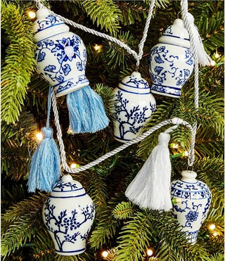 Meet Me Under The Mistletoe Ginger Jar Garland | Dillard's
