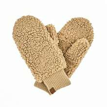 CC Soft Sherpa Accessible Mittens | SHEIN