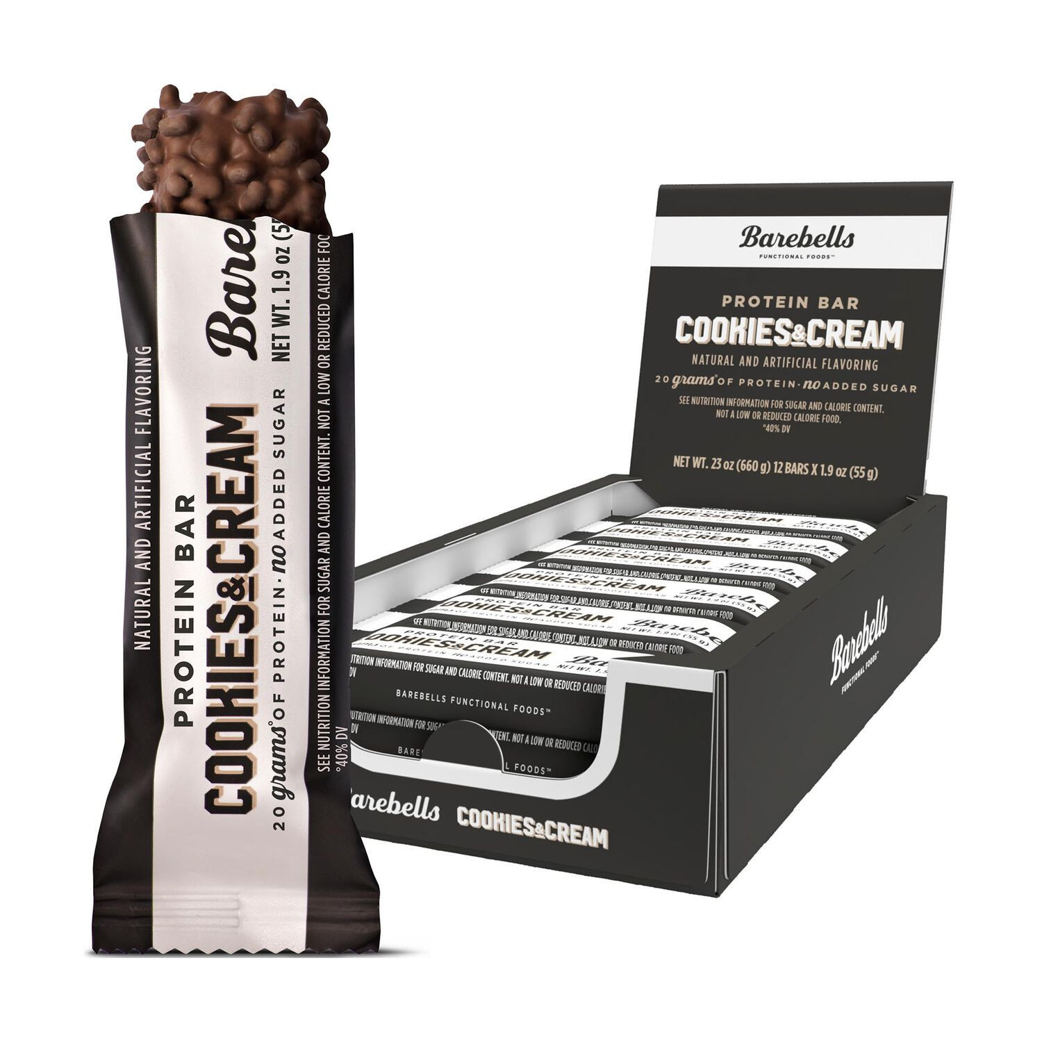 Protein Bar - Cookies & Cream (12 Bars) | GNC