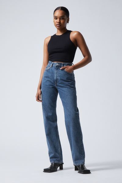 Rowe Extra High Straight Jeans | H&M (UK, MY, IN, SG, PH, TW, HK)