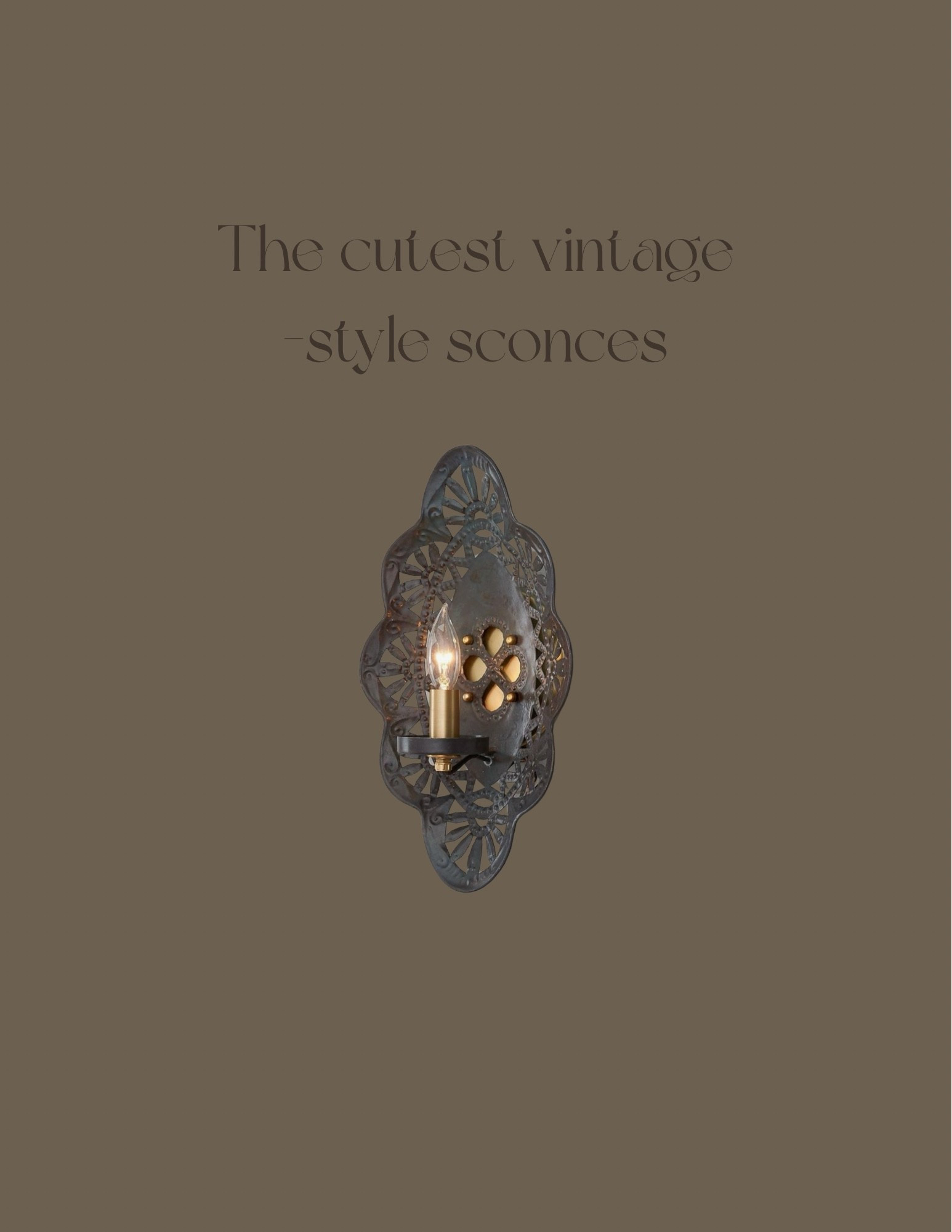 Run! These are the cutest vintage inspired wall sconces you'll ever find! 

#LTKHome #LTKSaleAlert