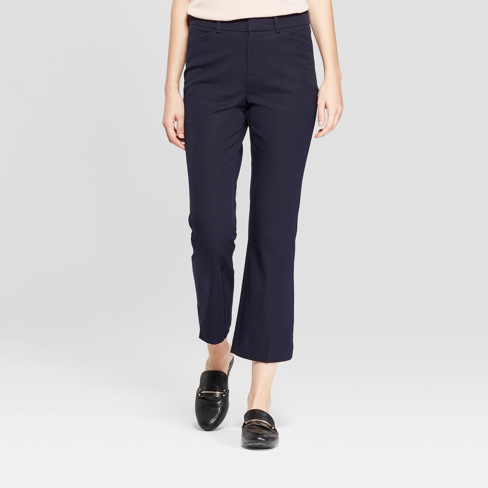 Women's Kick Flare Ankle Pants - A New Day Blue 4 | Target