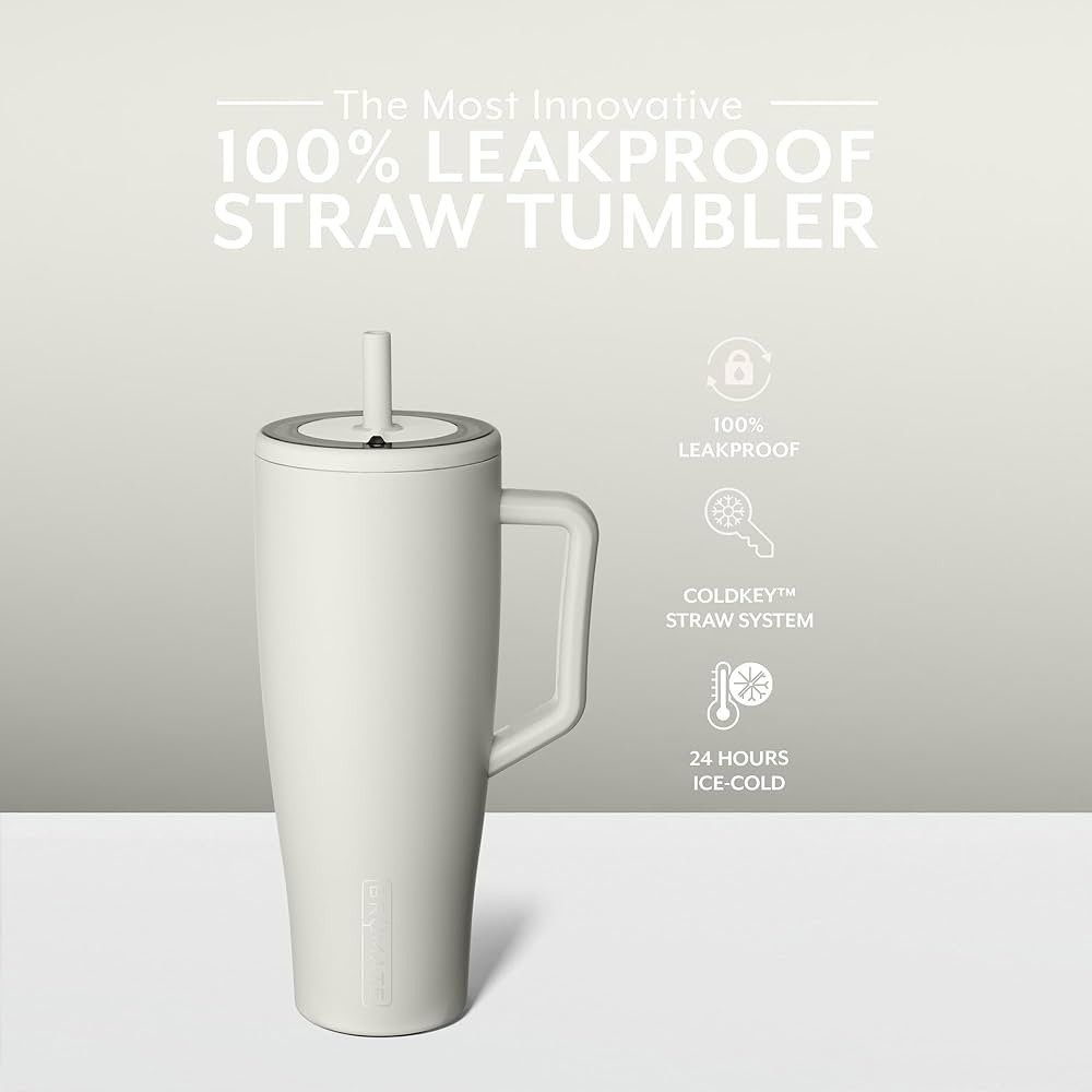 BrüMate Era 40 oz Tumbler with Handle and Straw | 100% Leakproof Insulated Tumbler with Lid and ... | Amazon (US)