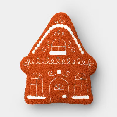 Christmas Gingerbread House Throw Pillow - Wondershop™ | Target