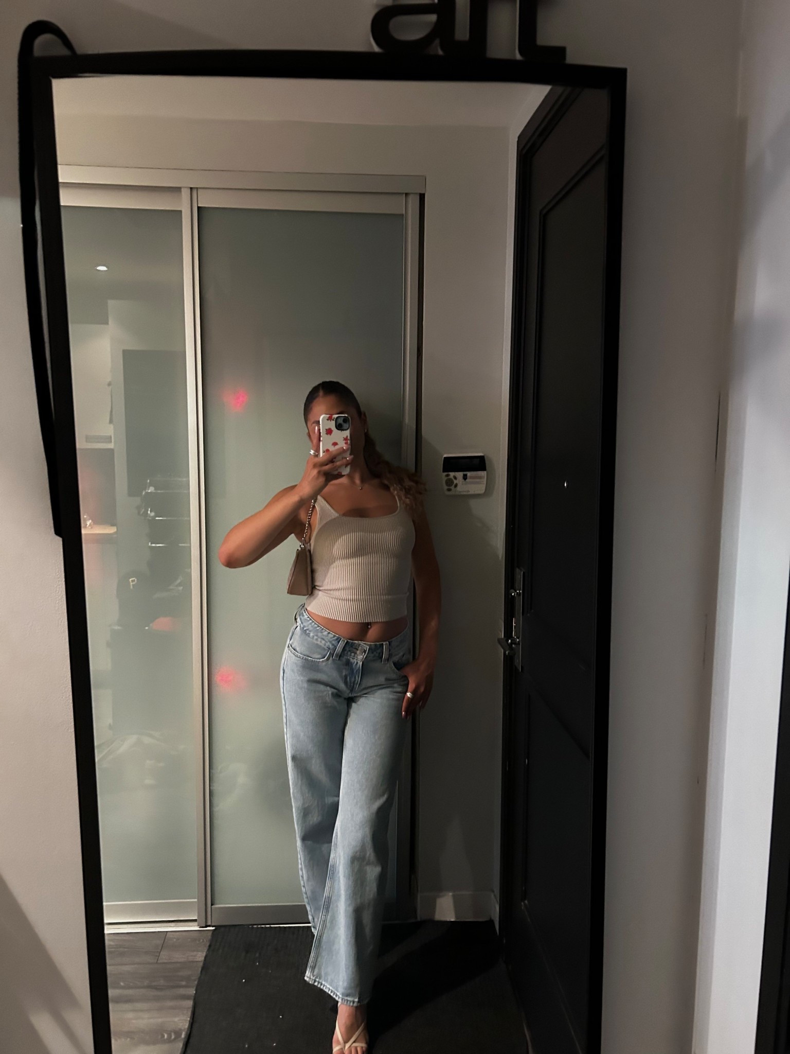 Size 28 jeans
Top xs 

#LTKOver40 #LTKStyleTip #LTKSeasonal