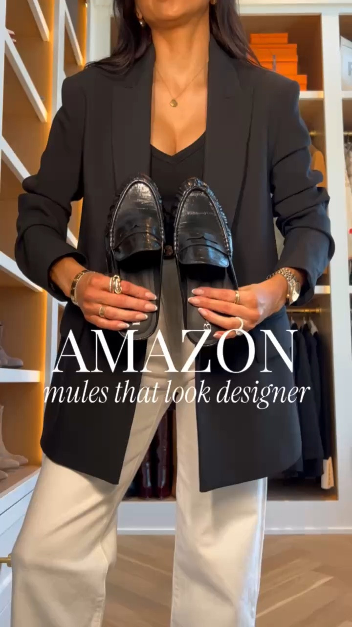 Amazon mule loafers that look designer. These black leather mules are giving Saint Laurent energy but at a fraction of the price. The sleek shape and polished leather instantly elevate any outfit and they are actually comfortable enough for everyday wear. One of those Amazon finds that looks so expensive but feels effortless with denim, trousers, or dresses.

miamiamine amazon mule loafers designer inspired shoes saint laurent inspired mules affordable luxury footwear chic everyday style polished casual outfits minimalist wardrobe staples elevated basics designer look for less amazon spring fashion amazon must haves

#LTKSeasonal #LTKspringtrends #LTKTravel