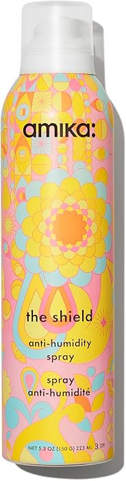 amika the shield anti-humidity spray | lightweight, invisible heat protection spray, contains UV ... | Amazon (US)
