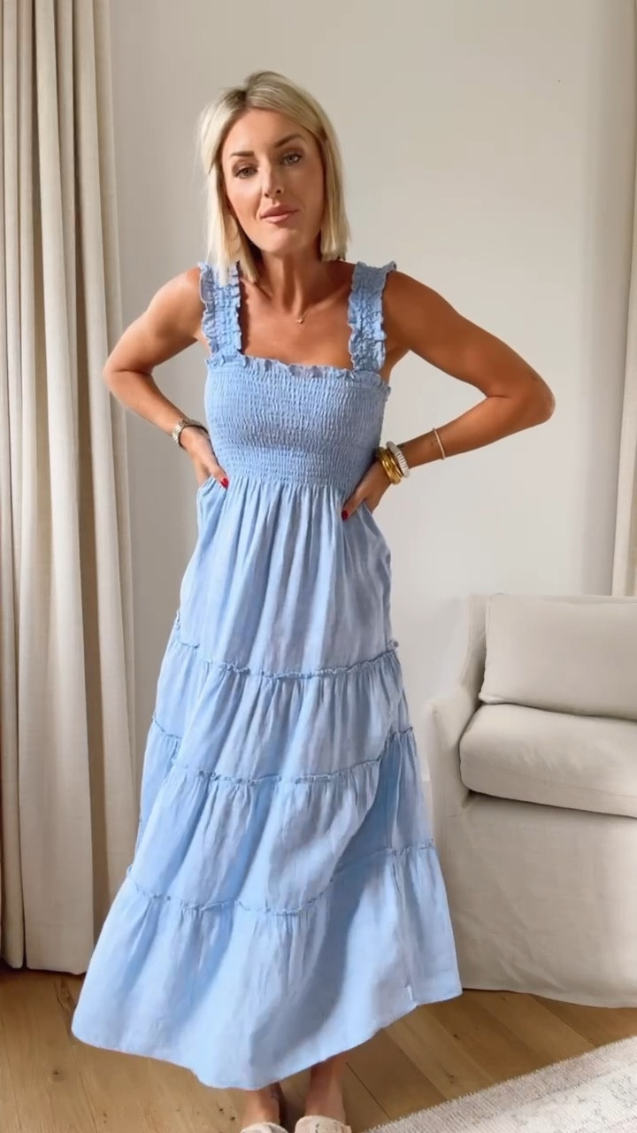 The perfect throw on & go dress for summer! Wearing XS! 

Loverly Grey, summer dress, Quince, July 4th outfit inspo 

#LTKStyleTip #LTKSummerEdit #LTKSeasonal