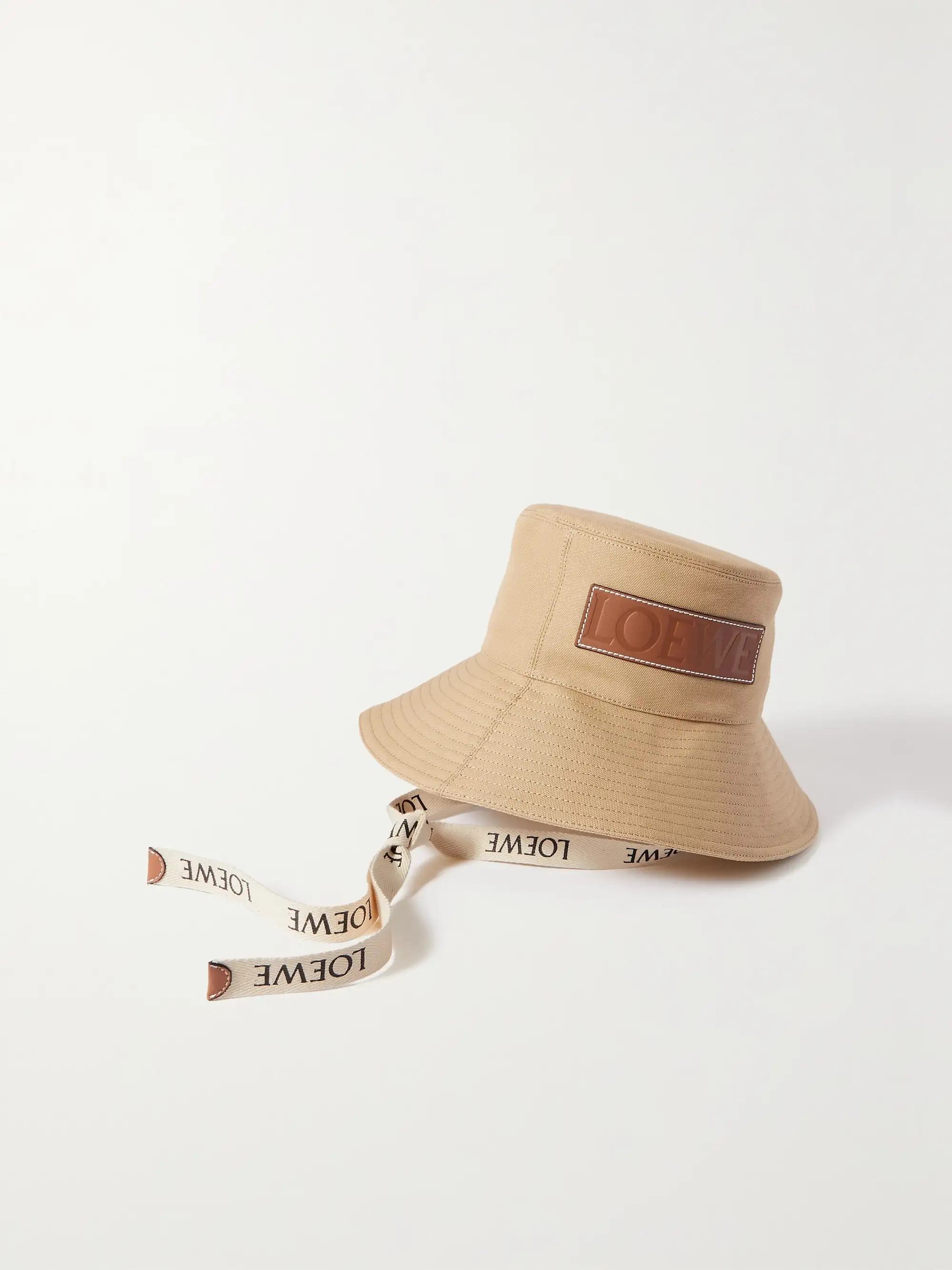 + Paula's Ibiza leather-trimmed cotton-canvas bucket hat | NET-A-PORTER APAC