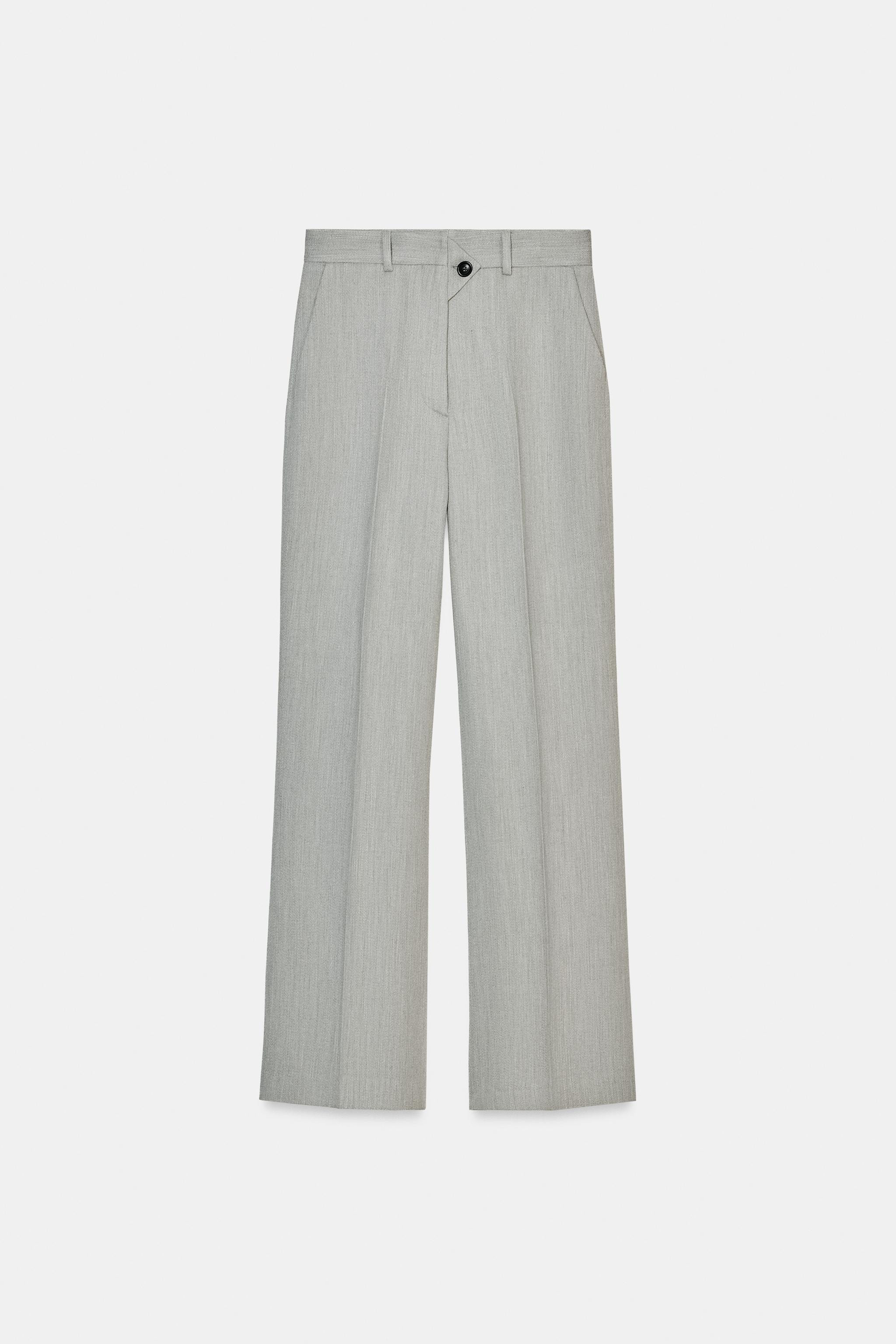 FLARE TEXTURED PANTS ZW COLLECTION | Zara Canada