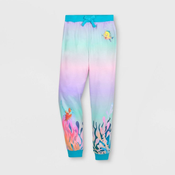 Girls' Disney The Little Mermaid Jogger Pants | Target