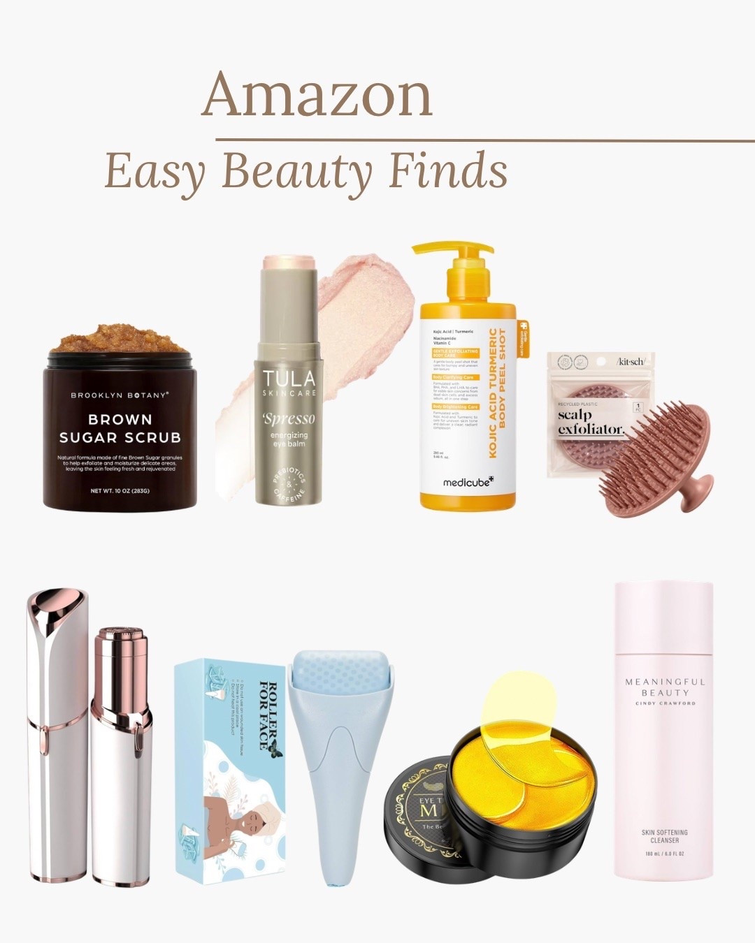 Easy Beauty Finds at Amazon!

#LTKSaleAlert #LTKBeauty #LTKgrwm