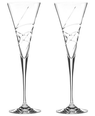 Stemware, Adorn Toasting Flutes, Set of 2 | Macy's