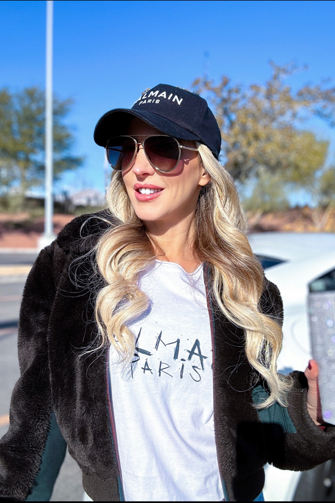 NEW blog post: 20 best women’s designer baseball caps. I live in my black Balmain baseball hat, I thought it was a lot for a hat but I get great CPW for it plus it hides roots & 2nd day hair. Also linked my cropped white Balmain tee, this t-shirts on sale from a few places. https://glamourandgains.com/designer-baseball-caps-women/

#competition

#LTKFind #LTKSale #LTKstyletip