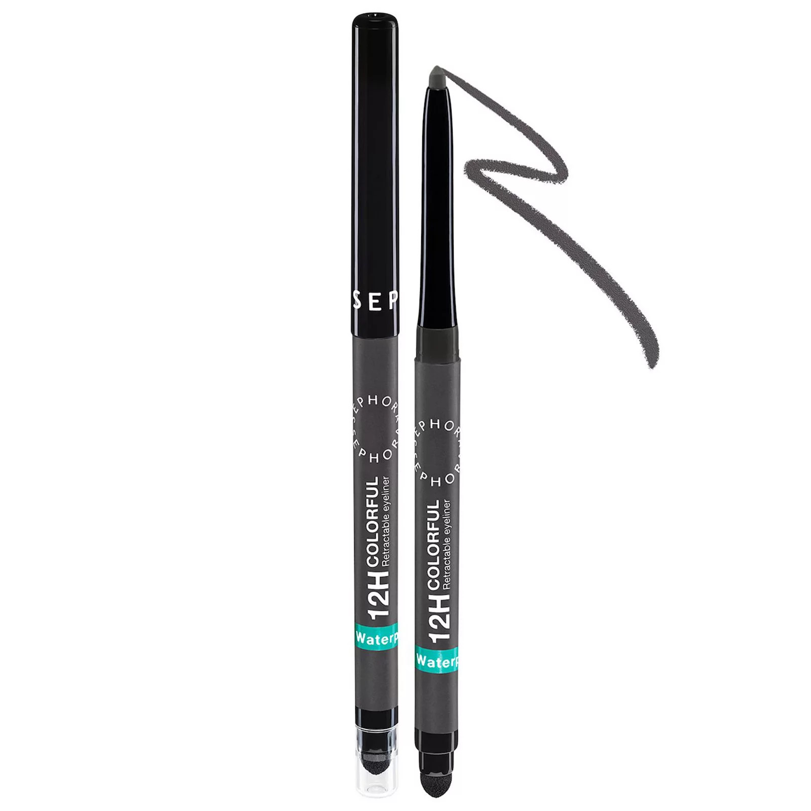 SEPHORA COLLECTION 12H Colorful Waterproof Retractable Eyeliner, Size: .01 Oz, Grey | Kohl's