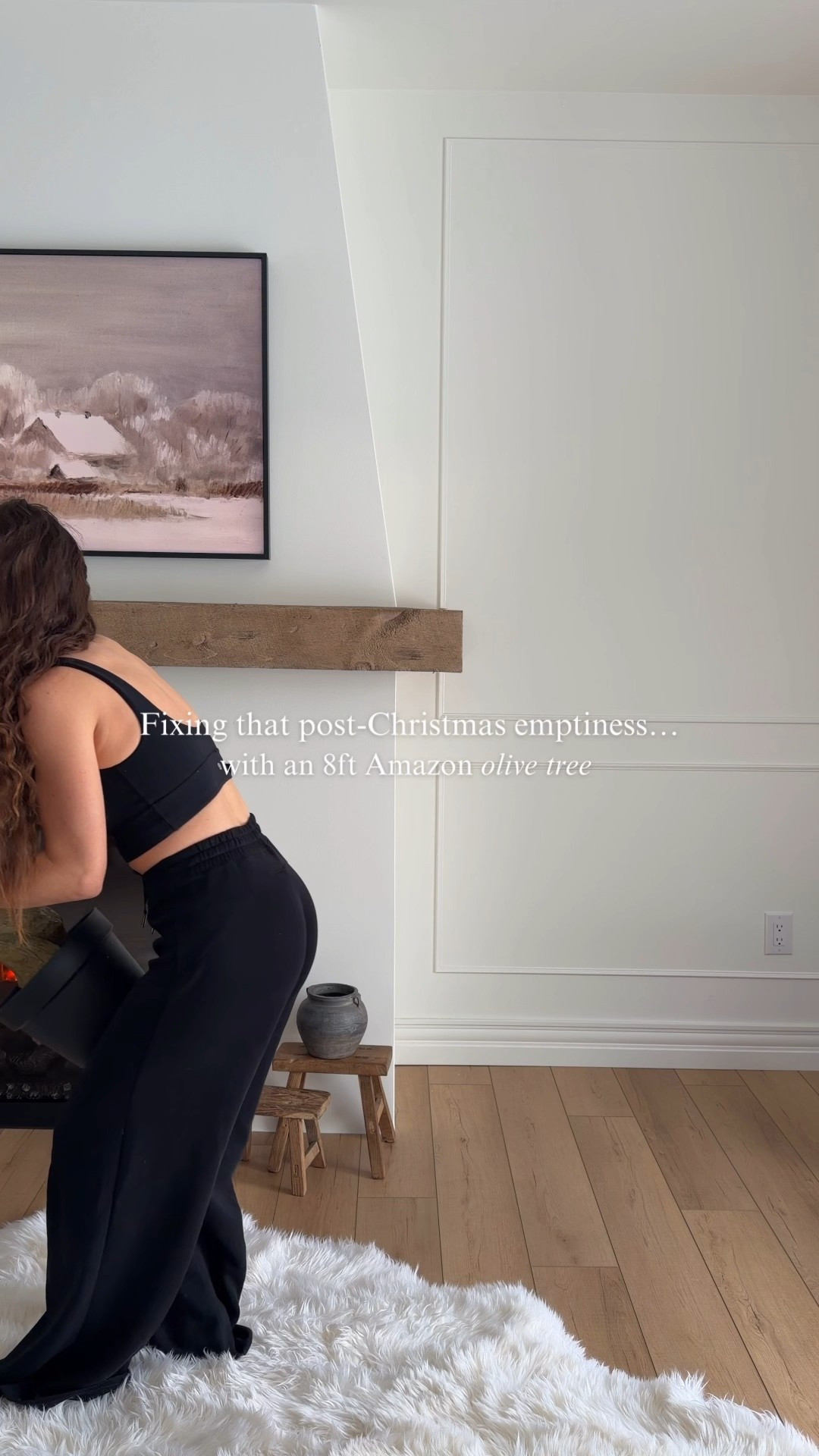 This 8ft Amazon olive tree has quickly become my favorite way to fill those empty corners that feel extra noticeable once the Christmas tree comes down. It adds height, softness, and that lived-in warmth without overwhelming the space — especially in rooms that already lean neutral.

Style tip: instead of using the standard planter, I love placing a large faux tree into a vintage-style vase, an oversized woven basket, or an aged planter. That extra layer instantly makes it feel more collected and less “new,” which is key when styling faux greenery.

I always tuck it into a corner that needs grounding or visual balance, letting the tree act as a quiet anchor in the room rather than a statement that competes with everything else.

#LTKsale #LTKhome #LTKstyletip