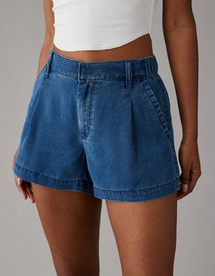 AE High-Waisted Trouser Short | American Eagle Outfitters (US & CA)