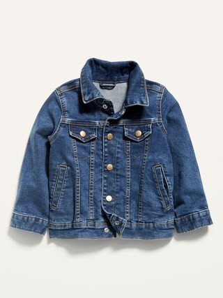 Unisex Medium-Wash Jean Jacket for Toddler | Old Navy (US)