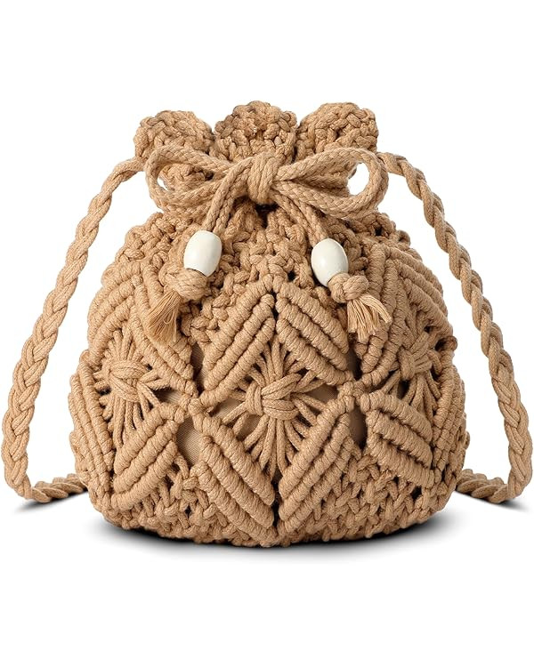 Straw Bags for Women - Straw Crossbody Bags Boho Crossbody Purses for Women Woven Handbags Should... | Amazon (US)