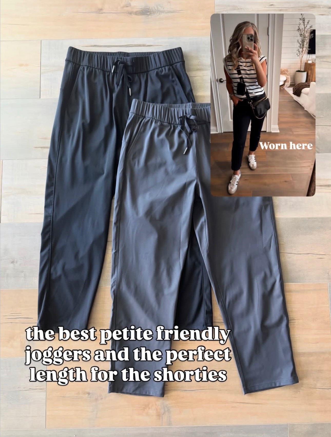 Amazon fashion Amazon finds petite friendly joggers so comfy! Great length for petites, wearing a small (5’2 1/2 140) petite joggers

#LTKTravel #LTKOver40 #LTKPetite