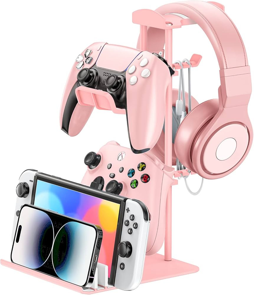 KDD Headphone Stand, Game Controller Holder & Headset Holder for Desk, Earphone Stand with Alumin... | Amazon (US)