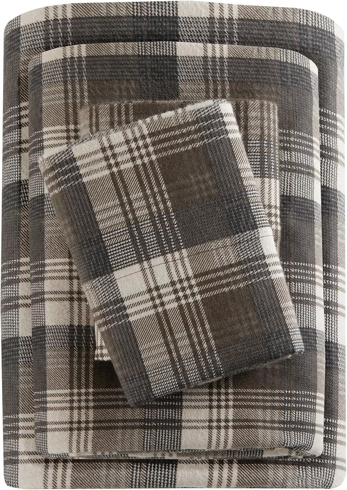 Woolrich Cotton Sheet Set Cottage Charms Print, 100% Cotton Flannel Sheets Warm & Fuzzy Bedding S... | Amazon (US)