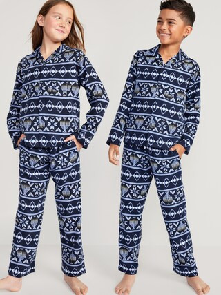 Gender-Neutral Printed Pajama Set for Kids | Old Navy (US)