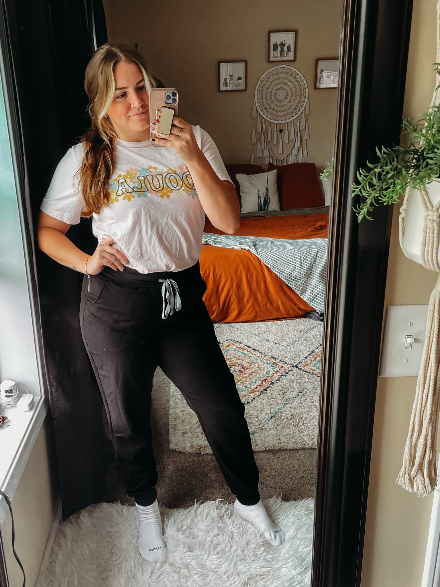 My typical outfit when I’m headed to a doula client meet or a birth 🙌🏼 A simple doula teeshirt & scrub pants because they are SO comfy, allow me to move around easy & repel liquids 🌸

#LTKfamily #LTKcurves #LTKbump